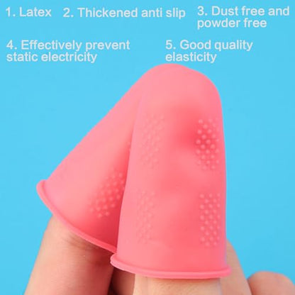 High Elasticities Silicone Finger Guard Reusable Finger Protecting Sleeves for Cooking Gardening Skin Protecting - style: 10 pieces
