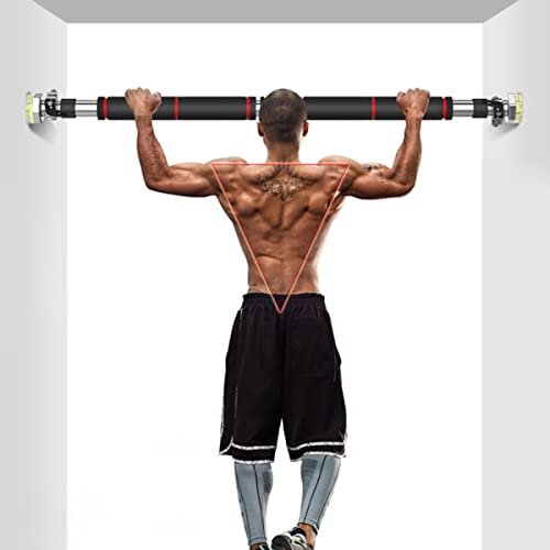 Pull Up Bar for Doorway, Chin up Bar No Screw Multifunctional Locking Chin Up Bar 26-33 Inch Adjustable Width Horizontal Bars for Home Gym Exercise - size: 105-135cm(41-53in)