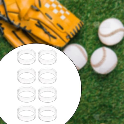 30Pcs Baseball Holder, Clear Acrylic Ball Stand Ring for Display - Sphere Holders for Baseballs, Softballs, Tennis Balls, Golf Balls, Marbles, Easter Eggs & Collections