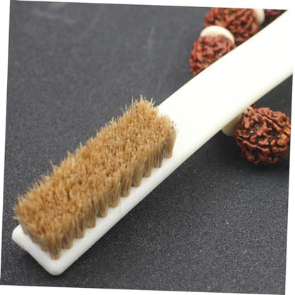 Veemoon 4pcs Rock Climbing Brush Thick Boar Hair Bristles and Sturdy Handle for Cleaning of Climbing Holds and Rocks Portable Walnut Cleaning Tool
