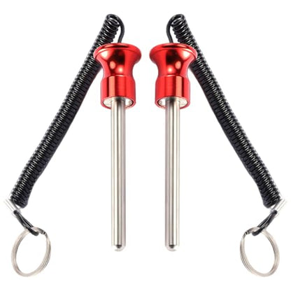 Gym Pin, Weight Stack Pin, Magnetic Weights, Universal Magnetic Weight Pin with Pull Rope, Gym Pins for Weight Stack, Home Gym Parts, Exercise Machine Parts & Accessorie - color: Red *2