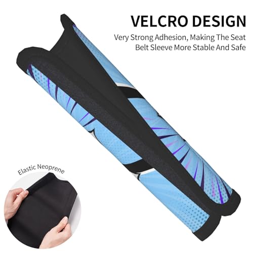 Crash Car Seat Belt Cover Pad for for A More Comfortable Driving Car Interior Accessories Seat Belt Cover Pad 2 PCS Shoulder Strap Covers