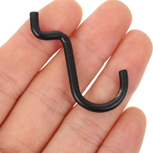 24pcs Compact J Hooks Pegboard Tool Holder Heavy Duty Hanging Board Hooks for Garage Workshop Pegboard Organizer Accessories