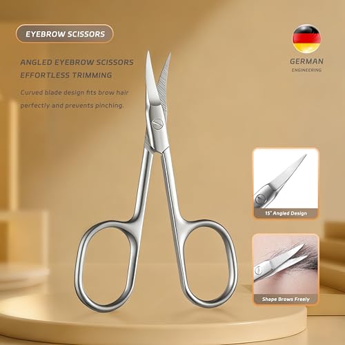 11PCS Manicure Set – Professional 11-in-1 Manicure Pedicure Kit, Premium Stainless Steel Nail Clippers, Nail Grooming Kit, with Portable Textured Travel Case, Luxury Gift Set for Woman& Man. - size: 11PCS