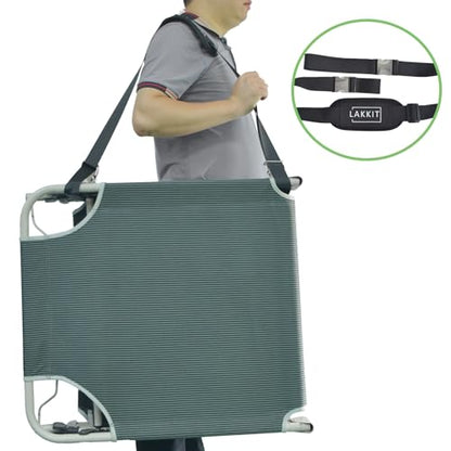 Adjustable Kick Scooter Shoulder Strap, Carrying Strap for Beach Chair, Carrying Shoulder Straps - color: Straps With Metal Buckle