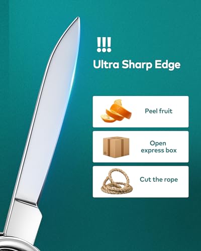 Portable Nail Clippers,Medical Grade Stainless Steel Foldable Nail Cutter with Leather Case, Ultra Slim Travel Design - size: 1 Count (Pack of 1)