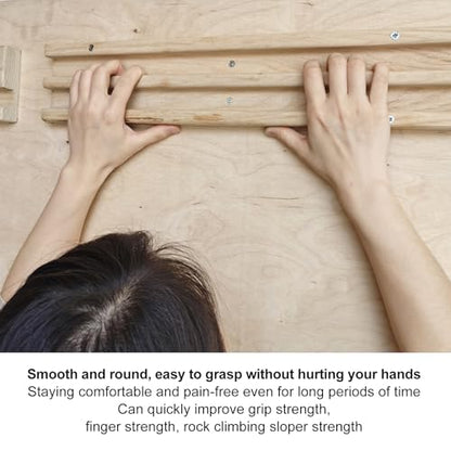 Rock Climbing Finger Fingerboard Grip Strength Climbing Training Board Multiple Holding Positions for Strength Improvement Smooth Grip Design for Comfortable Long