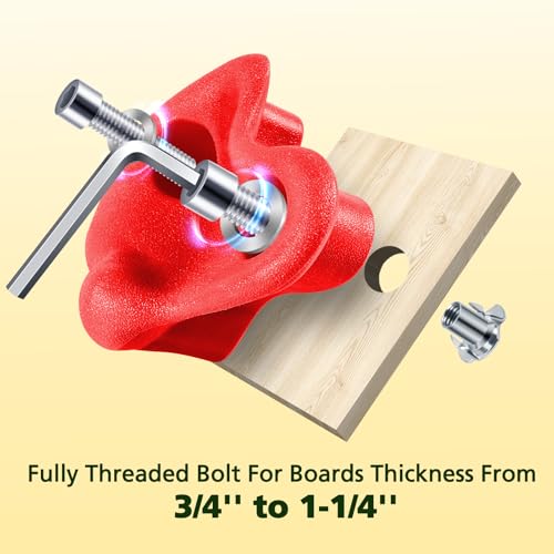 TOPNEW 20 PCS Rock Climbing Holds for Kids, Rock Wall Holds with 6.56 Ft Climbing Rope and 2 Handles, Rock Wall Climbing Kit for Indoor and Outdoor Playset - Includes Mounting Hardware - style: 20 PCS Rock Climbing Holds+6.56 Ft Climbing Rope+2 Handles