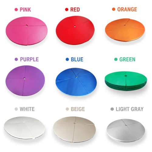 Pole Standard Dance Mat - Foldable Crash Mat, Portable Safety Round Dancing Cushion, Foldable Stripper Pole Crash Pad for Home Studios, Yoga, Gym - size: 180*10cm/70.9*3.9in