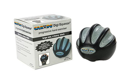 Eif-34608 CanDo Digi-Squeeze Hand Exerciser, Black: X-Heavy Resistance, Large, Black: X-Firm - color: Black: X-Firm, size: Large