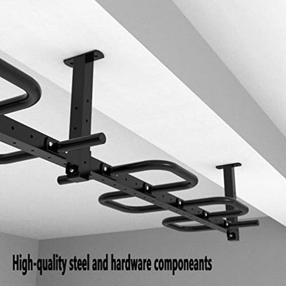 Wall-Mounted Pull-Up Bars/Climbing Frames， Steel Heavy Duty Exercise Bars， Home Gym Strength Training Equipment， - size: 285CM