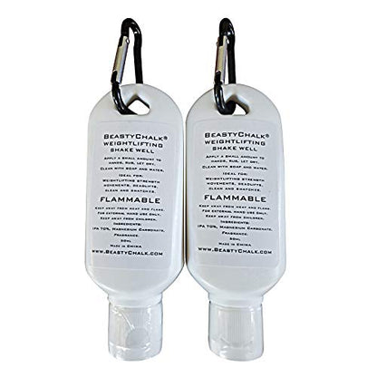 Beasty Chalk - Liquid Chalk 50 ml Pair & Chalk Block, 56 Gram - Sports Chalk Cream - Great Grip for Gymnastics, Rock Climbing, Sports, Lifting, Pull-Ups, Deadlifts, Kettlebells, Pole - Bundle