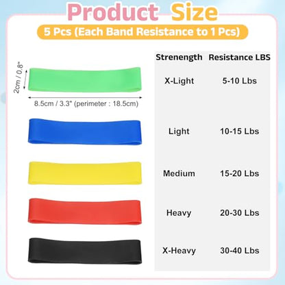 Finger Resistance Bands, Level Finger Grip Strengthener Grip Forearm Thumb Exerciser - color: Colorful