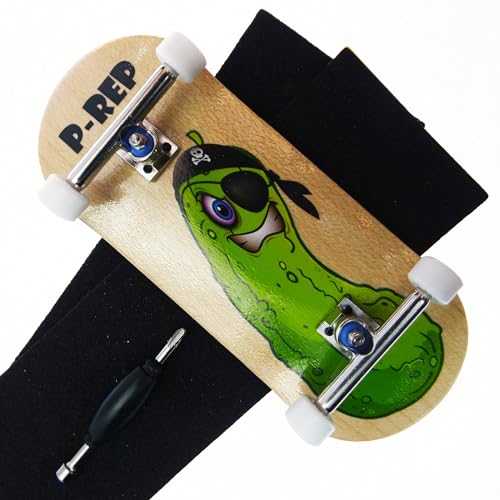 P-REP V2 Pro Performance Complete Wooden Fingerboard 36mm - Pickle Pirate - style: Pickle Pirate