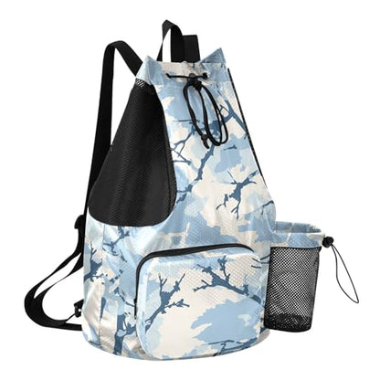 Drawstring Gym Bags For Men Women Climbing Gym Bag With Pockets Dry Wet Separation