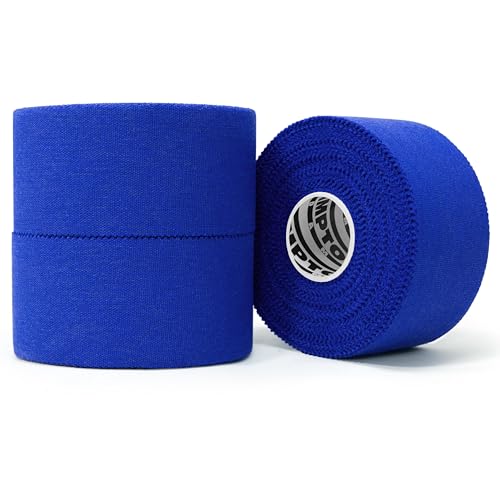 Hampton Adams | As Seen on Shark Tank | Original Athletic Sports Tape (3 Pack) | 45ft Rolls | Very Strong Easy Tear NO Sticky Residue | Best Tape for Athlete & Trainers | Fingers Ankles (Royal Blue) - color: Royal Blue, size: 1.5 inch (3 Rolls)