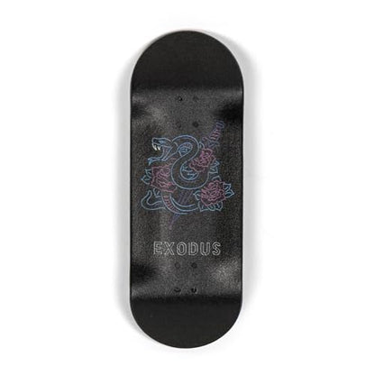 Exodus Deep Concave Fingerboard Deck (Neon Snake, 32mm)
