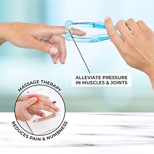 Lindo FingerCare Massager Finger Massage System | Includes One Finger Roller, Two Massage Rings, Joint Care