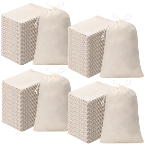 Tatuo 800 Pcs Cotton Muslin Bags with Drawstring Reusable Cloth Sachet Pouch Empty Gift Canvas Bags Bulk for Jewelry Home Party Favors (4 x 6 Inch) - size: 1 count (Pack of 800)