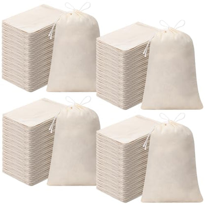 Tatuo 800 Pcs Cotton Muslin Bags with Drawstring Reusable Cloth Sachet Pouch Empty Gift Canvas Bags Bulk for Jewelry Home Party Favors (4 x 6 Inch) - size: 1 count (Pack of 800)