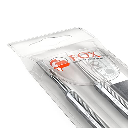 Fox Medical Equipment Ingrown Toenail Treatment Kit – Diamond File & Professional Toenail Lifter Tool – Surgical Stainless Steel Set for Pain-Free Relief, Precision Pedicure & Safe Nail Care