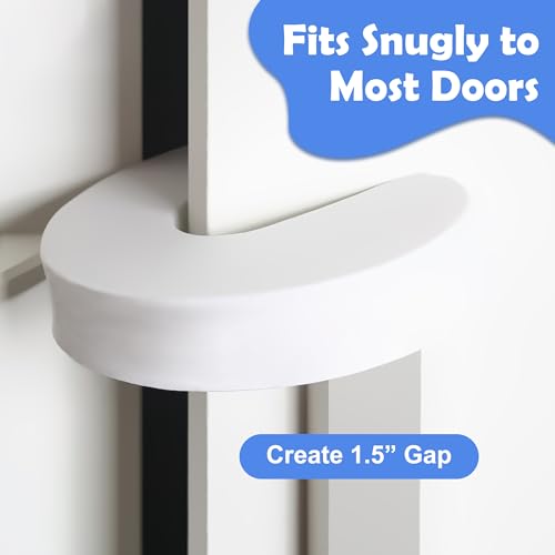 10 Pack Door Pinch Guards for Kids, Door Slam Stopper, Thick Door Finger Pinch Guard That Prevents Doors from Slamming and Baby from Getting Trapped