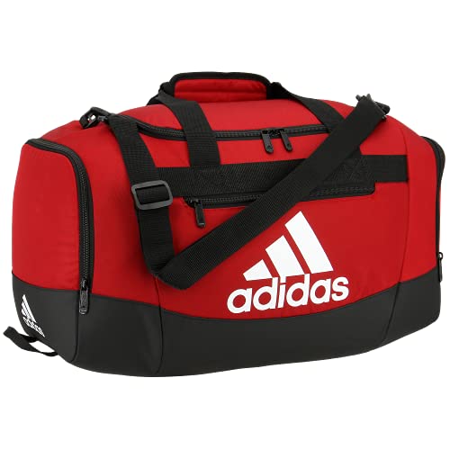 adidas Unisex Defender 4.0 Gym Duffel Bag for Men and Women - color: Team Power Red, style: Small (38l)