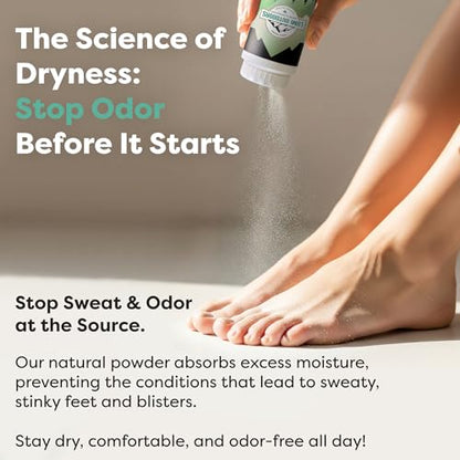 Lumi Outdoors Natural Shoe Deodorizer Spray and Foot Powder Bundle - Lemon Eucalyptus and Foot Powder - style: 2 Pack - Spray / Powder