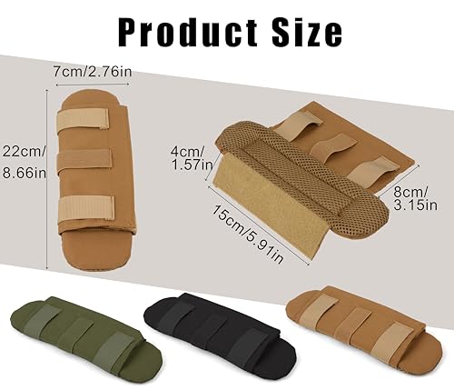 2 Shoulder Strap Pads,Backpack Shoulder Pads,Shoulder Strap Pads for Optimal Weight Distribution,Suitable for Weighted Vests,Backpacks,Computer Bags,Harnesses - color: green