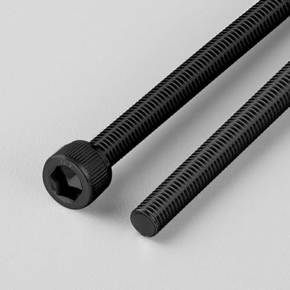 120pcs M4 x 14mm Hex Socket Head Cap Screws Bolts, 12.9 Grade Alloy Steel, Black Oxide Finish, Allen Socket Drive, Full Threads,with Hex Spanner - size: M4 x 14mm