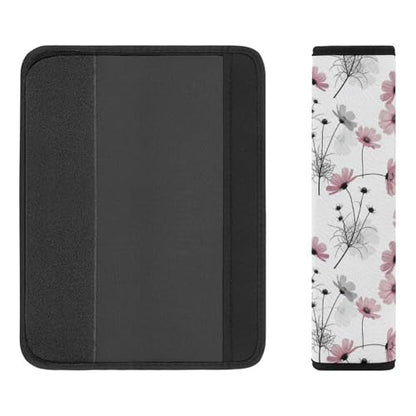 2 Pack Pink Grey Daisy Flower Seat Belt Shoulder Pad Universal Soft and Comfortable Seat Belt Covers Cushion for Kids, Most Cars, Comfortable Driving - color: Pattern 814