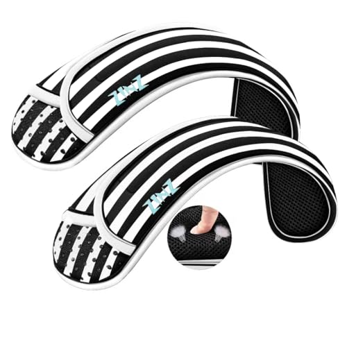ZINZ 2-Pack Universal Shoulder Pad with Ultra thick Cushion for Bag Luggage Bag Crossbody, Plus Long & Anti-Slip & Breathable,Black White-2Pack - color: Black White-2pack