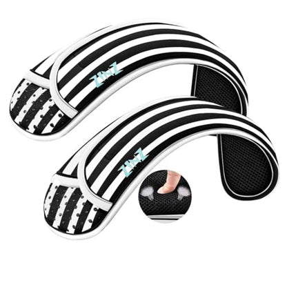 ZINZ 2-Pack Universal Shoulder Pad with Ultra thick Cushion for Bag Luggage Bag Crossbody, Plus Long & Anti-Slip & Breathable,Black White-2Pack - color: Black White-2pack