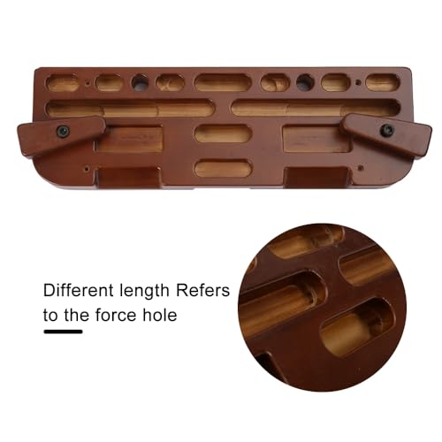 Karlak Climbing G Trainer Board Rock Climbing Wall Climbing Gs Fingerboard for Effective Strength Training Smooth Surf with Detachable Hold
