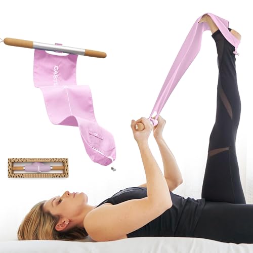 CastleFlexx Mobility and Full Body Strengthening Device - color: Pink, size: Standard 5'0 - 5'8
