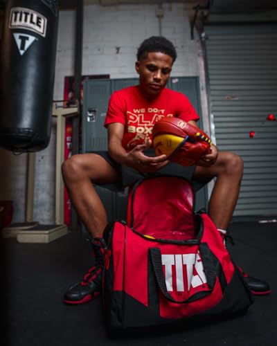 TITLE Boxing Individual Sport Bag (Red) - color: Red