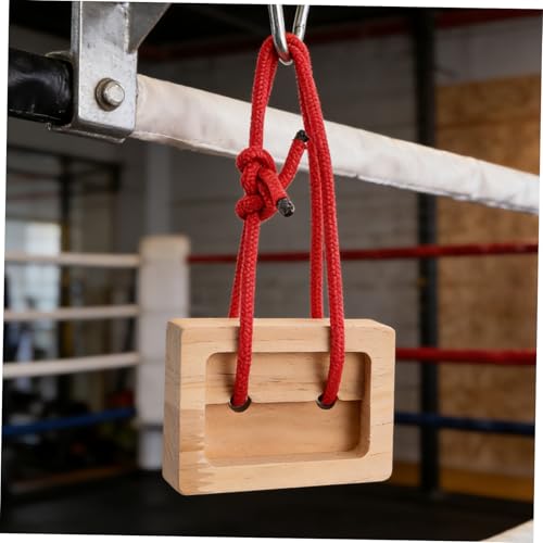 Portable Rock Climbing Hangboard Fingerboard Wooden Finger Strength Trainer 2pcs Set for Grip and Forearm Training Climbing Home Workout