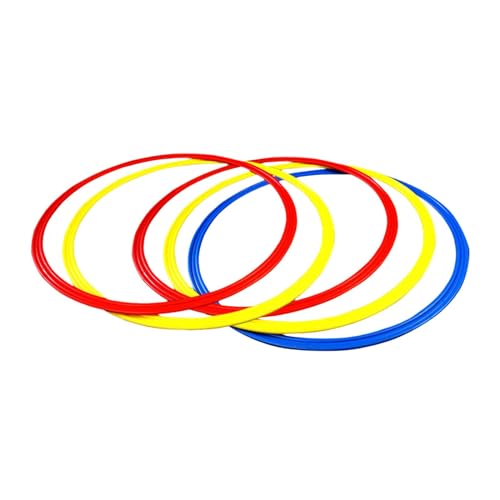 Agility Training Rings Football Training Agility Ring Workout Equipment Home Gym Portable for Kids Sports Rugby - size: 30cm 5 Pieces