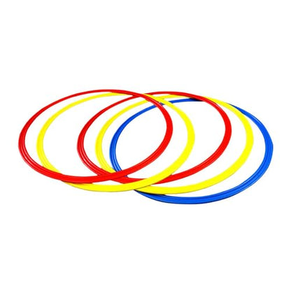Agility Training Rings Football Training Agility Ring Workout Equipment Home Gym Portable for Kids Sports Rugby - size: 30cm 5 Pieces