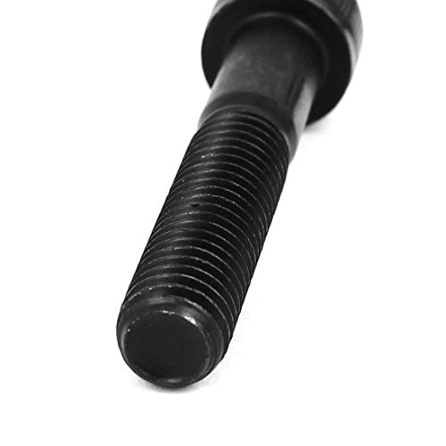 uxcell M8x45mm 12.9 Alloy Steel Hex Socket Screws Partially Threaded Bolt Black 10Pcs - size: M8x45mm