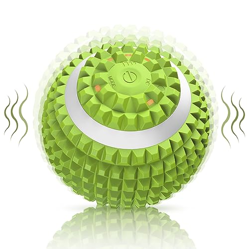 Uppye Vibrating Ball Massager, Vibration Massage Ball for Physical Therapy, Mobility Ball for Workout Recovery, Deep Tissue Massager for Pain Relief and Trigger Point Treatment (Green) - color: Green