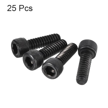 uxcell #10-24x5/8" Hex Socket Head Cap Screw Bolts 12.9 Grade Alloy Steel 25pcs - size: #10-24x5/8"
