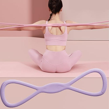 Arm Back Shoulder Exercise Elastic Rope Stretch Fitness Bands Training Ropes Training Device - style: Pl 25lb