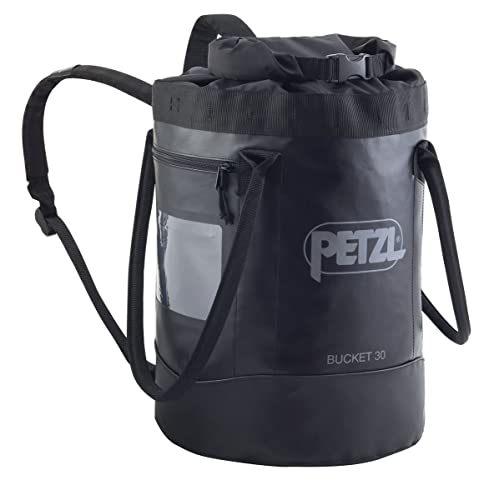 PETZL BUCKET Upright Rope Bag - color: Black, size: 30 Liters