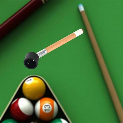 Chalk Holder for Billiards, Chalk Case, Cue Tip Pricker, Compact Chalk Keeper, Pocket Chalk Carrier, Pool Cue Chalk Cover, Round