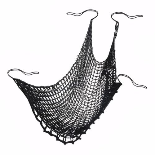 Climbing Cargo Net for Kids - Double Layers Heavy Duty Playground Safety Net, Outdoor Climbing Net for Treehouse Accessories, Backyard, Jungle Obstacle Training & Adventure(6.5x9.8ft),Black - color: Black, size: 6.5x9.8ft