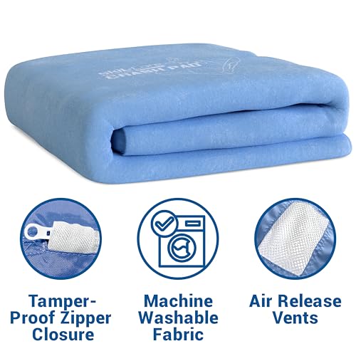 Skil-Care Crash Pad Cover Replacement, Nylon and Cozy Cloth, Machine Wash | Indoor & Outdoor Durable Cover Only (No Foam), Soft Landing, Crashpad for Kids Sensory Mat, For Active Play, Machine Washable - size: 8' x 8' Cover