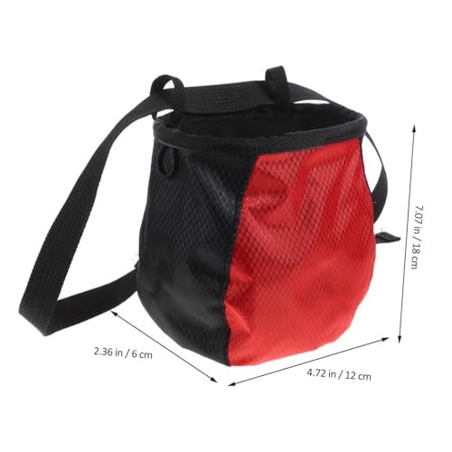 Material Chalk Bag One-Hand Open Climbing Chalk Pouch for Boys and Girls Adults