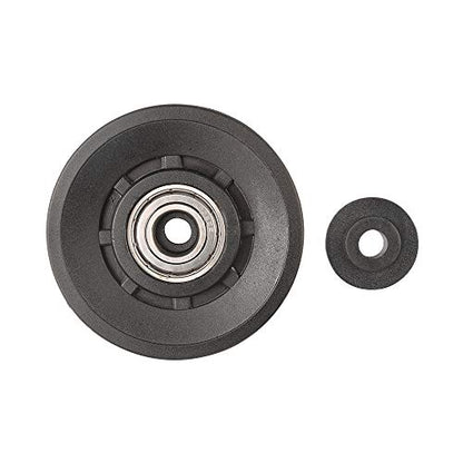 90mm Universal Bearing Pulley Wheel for Cable Machine Gym Equipment Part Garage Door (6 PCS) - color: 90mm-6 PCS-P