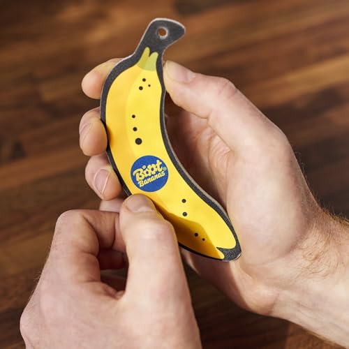 Boot Bananas 2-in-1 Nail & Skin File – 6 Dual-Grit Emery Board Nail Files for Hard Skin, Callus, as Heel File, Verruca File, Foot Filer & Foot Buffer – Wooden Foot File for Men & Women